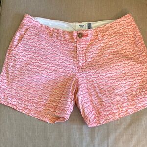 Old Navy Midrise Tropical Fish Cotton Shorts